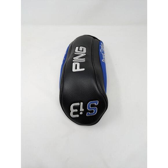 PING Si3 Forged Titanium Driver Club Headcover Black & Blue Golf - Picture 1 of 4